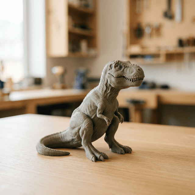 3D Друк Пластикового Динозавра